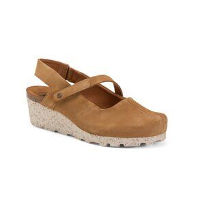 OTBT Beige Made In Portugal Suede Prog Wedges